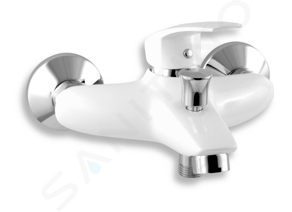 Novaservis Metalia 57 - Miscelatore per vasca da bagno, bianco/cromo 57020/1,1