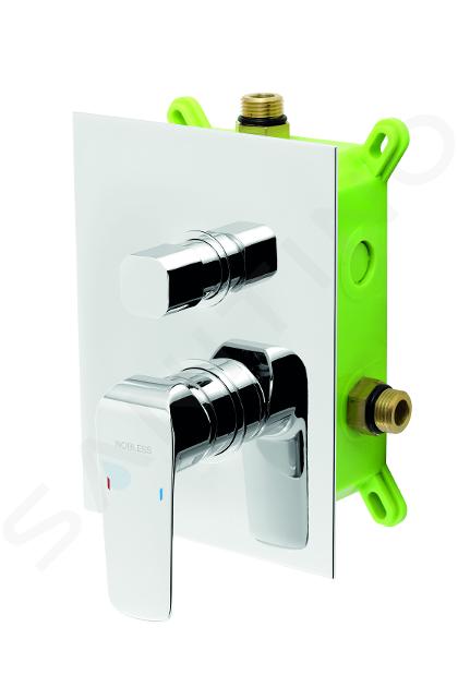 Novaservis Nobless Tina - Grifo empotrado para 2 dispositivos con cuerpo, cromo BOX38051R,0