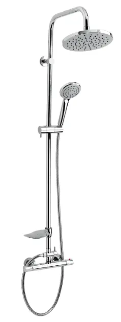 Novaservis - Set de douche avec thermostat, chrome SET040/TER,0