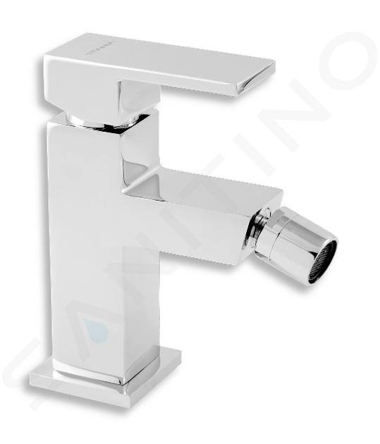 Novaservis Titania Cube - Miscelatore da bidet, con sistema di scarico, cromo 98811,0