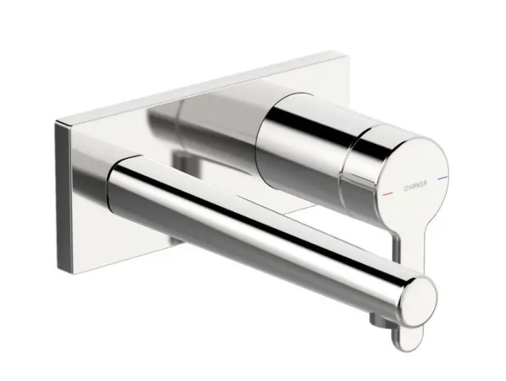 Hansa Designo - Waschtischarmatur - Unterputz, 2-Loch Montage, chrom 51092183