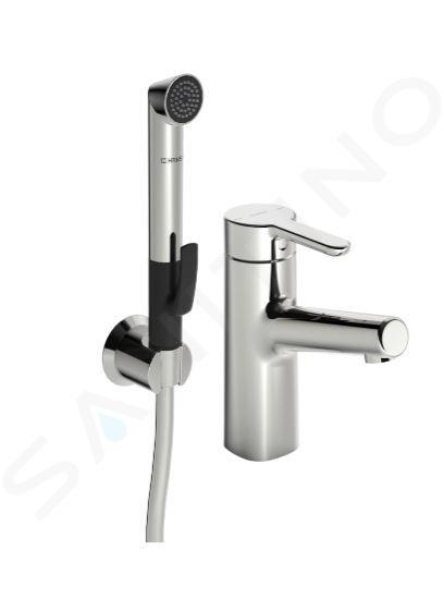 Hansa Designo - Wastafelkraan met uittrekbare handdouche, chroom 51702201