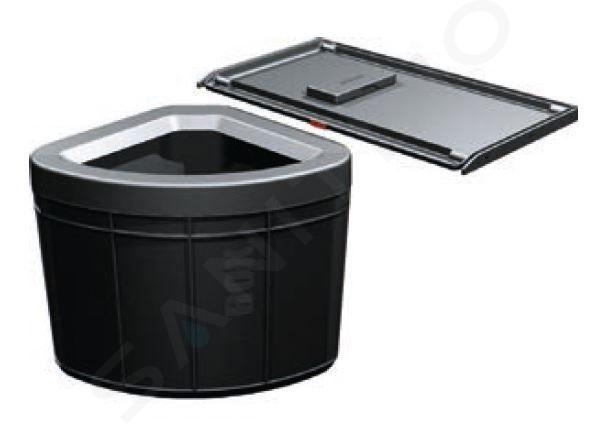 Franke Sortery - Cubo de basura integrado Solo 60 mm, negro 121.0307.572