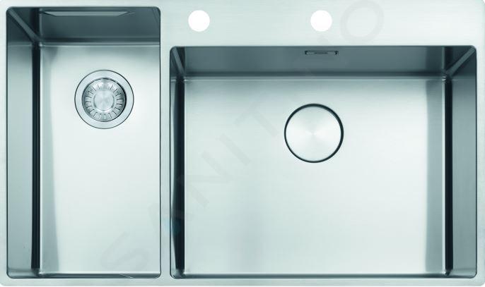 Franke Box Center - Chiuvetă BWX 220/620-54-27/7, 860x510 mm, inox 127.0538.260