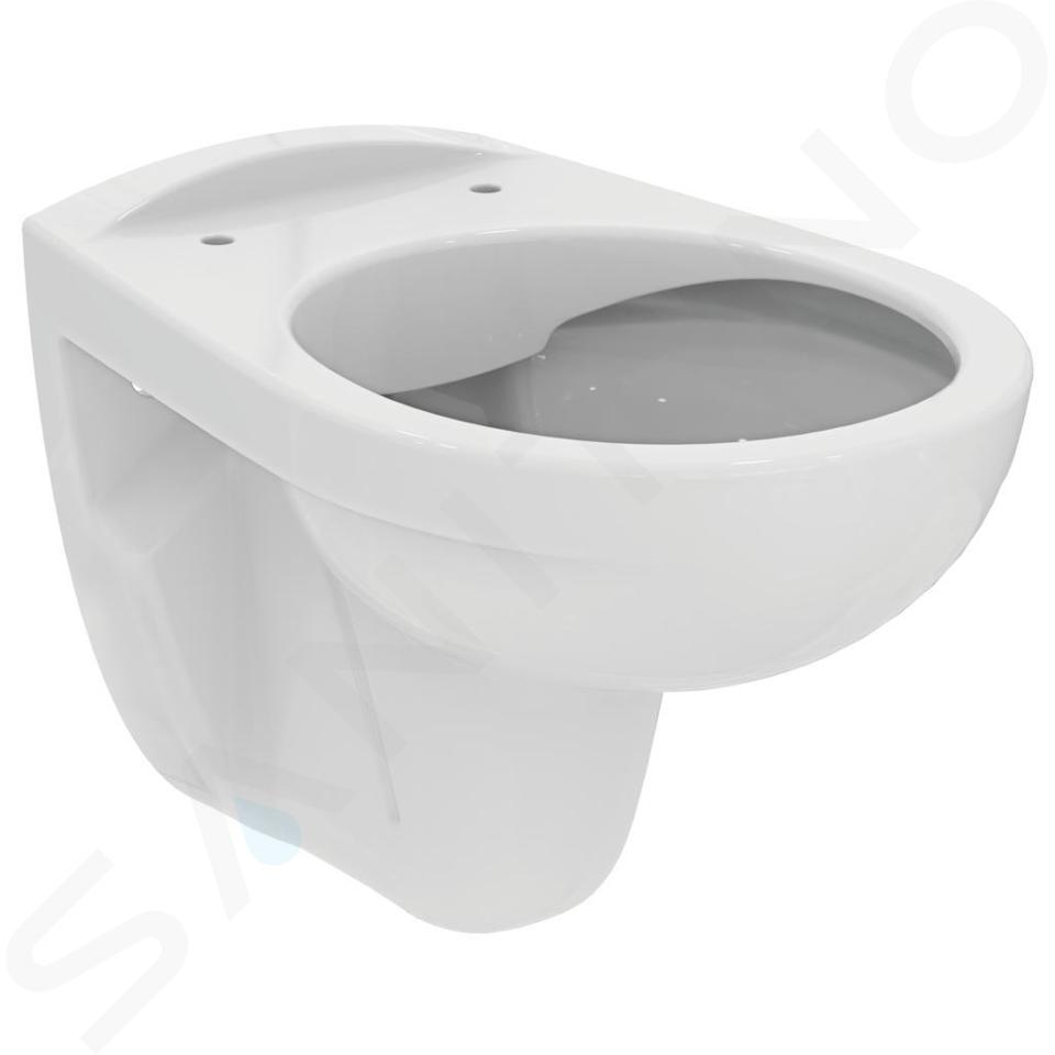 Ideal Standard Eurovit - Miska WC montowana do ściany, bez kołnierza, biała K881001