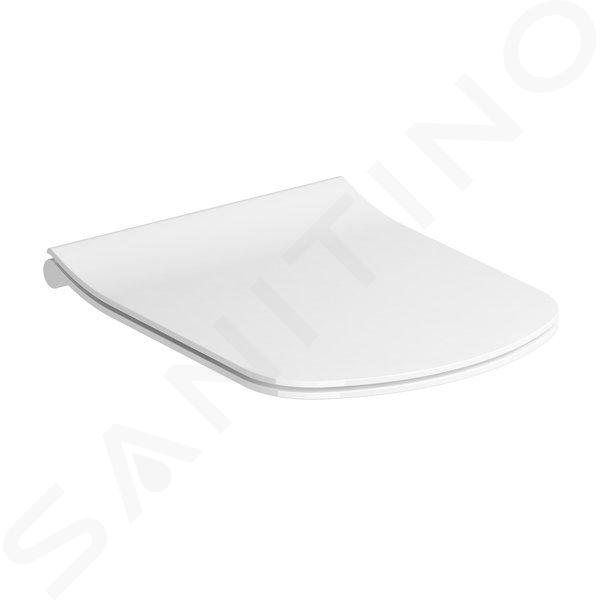 Ravak Classic - Asiento inodoro Classic Slim, cierre suave, blanco X01673