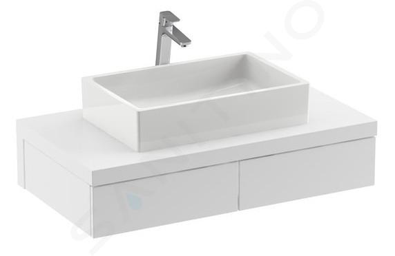 Ravak Formy - Armario bajo lavabo 1000x550x220 mm, blanco X000001030