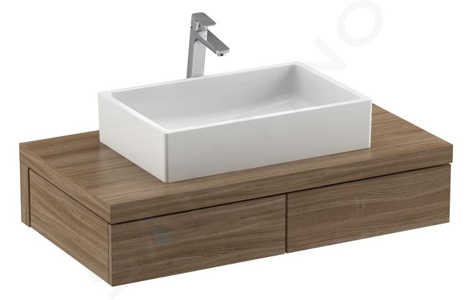 Ravak Formy - Mobile sotto il lavabo 1000x550x220 mm, noce X000001036