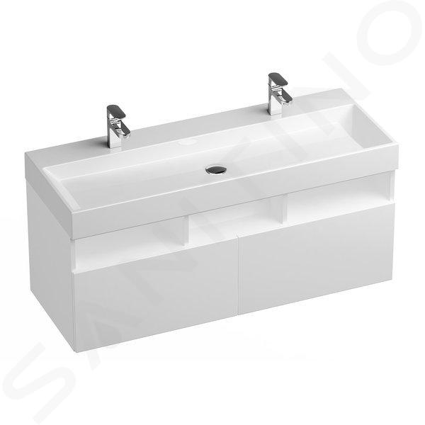 Ravak Natural - Meuble sous lavabo 1200x450x450 mm, blanc X000001053