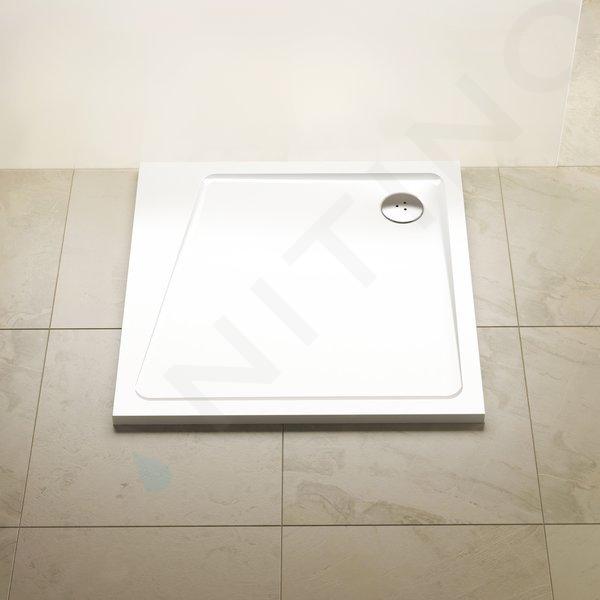 Ravak Galaxy Pro 10° - Receveur de douche Perseus Pro-100, 1000x1000 mm, blanc XA05AA01010