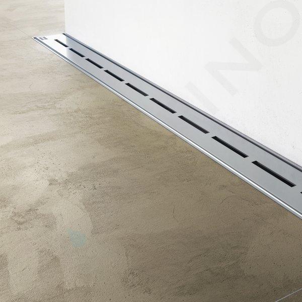 Ravak Runway - Caniveau de douche 750 mm, au mur, inox X01625