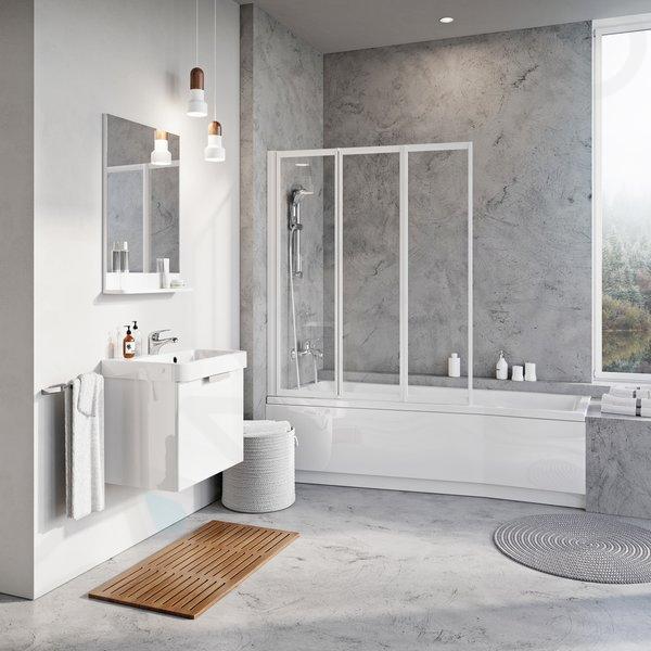 Ravak Pannelli per vasca da bagno - Pannello frontale BeHappy II, 1700 mm, a sinistra, bianco CZ94100A00