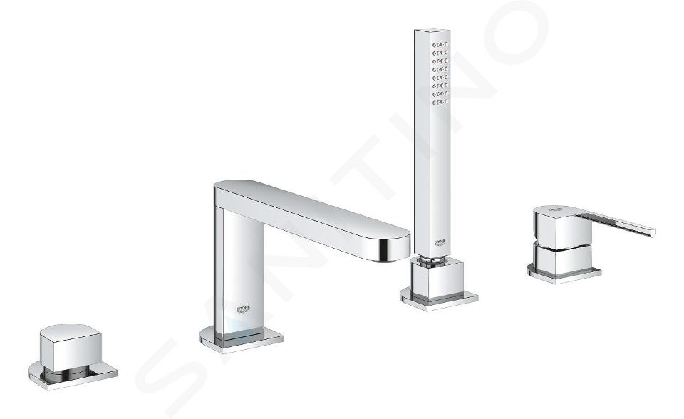 Grohe Plus - Mitigeur pour montage sur bord de baignoire, installation 4 trous, chrome 29307003