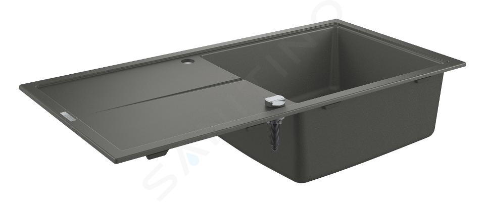 Grohe Chiuvete - Chiuvetă compozit K400 cu scurgere automată, 1000x500 mm, granit gri 31641AT0