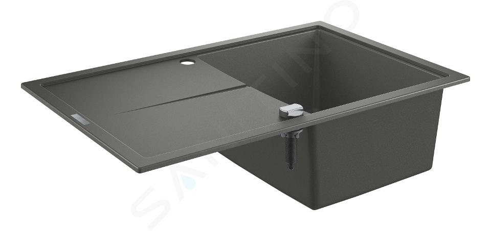 Grohe Chiuvete - Chiuvetă compozit K400 cu scurgere automată, 780x500 mm, granit gri 31639AT0