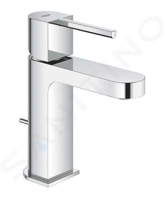 Grohe Plus - Miscelatore da lavabo S, con sistema di scarico, cromato 23870003