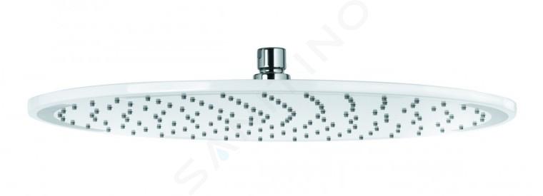 Kludi A-Qa - Douche de tête 400, 1 jet, blanc/chrome 6434091-00