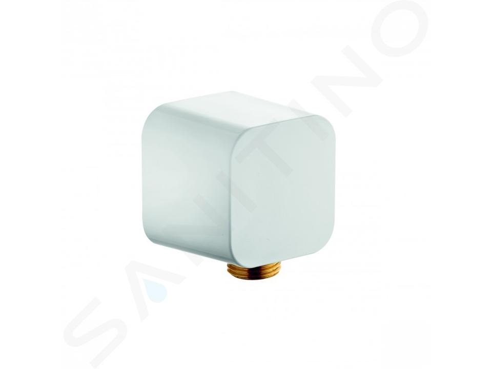 Kludi A-Qa - Codo de pared, blanco 6554343-00