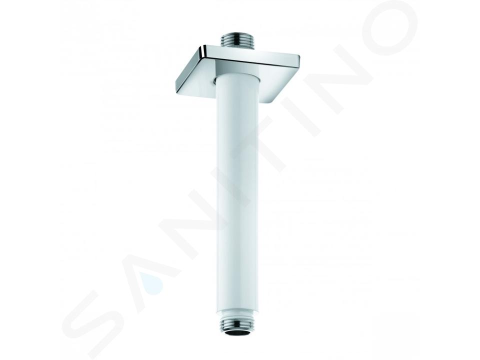 Kludi A-Qa - Braccio doccia a soffitto, 150 mm, bianco 6653591-00