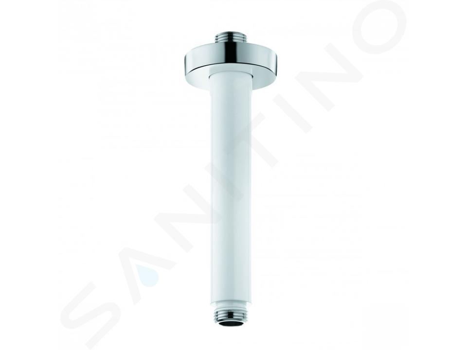 Kludi A-Qa - Braccio doccia a soffitto, 150 mm, bianco 6651591-00