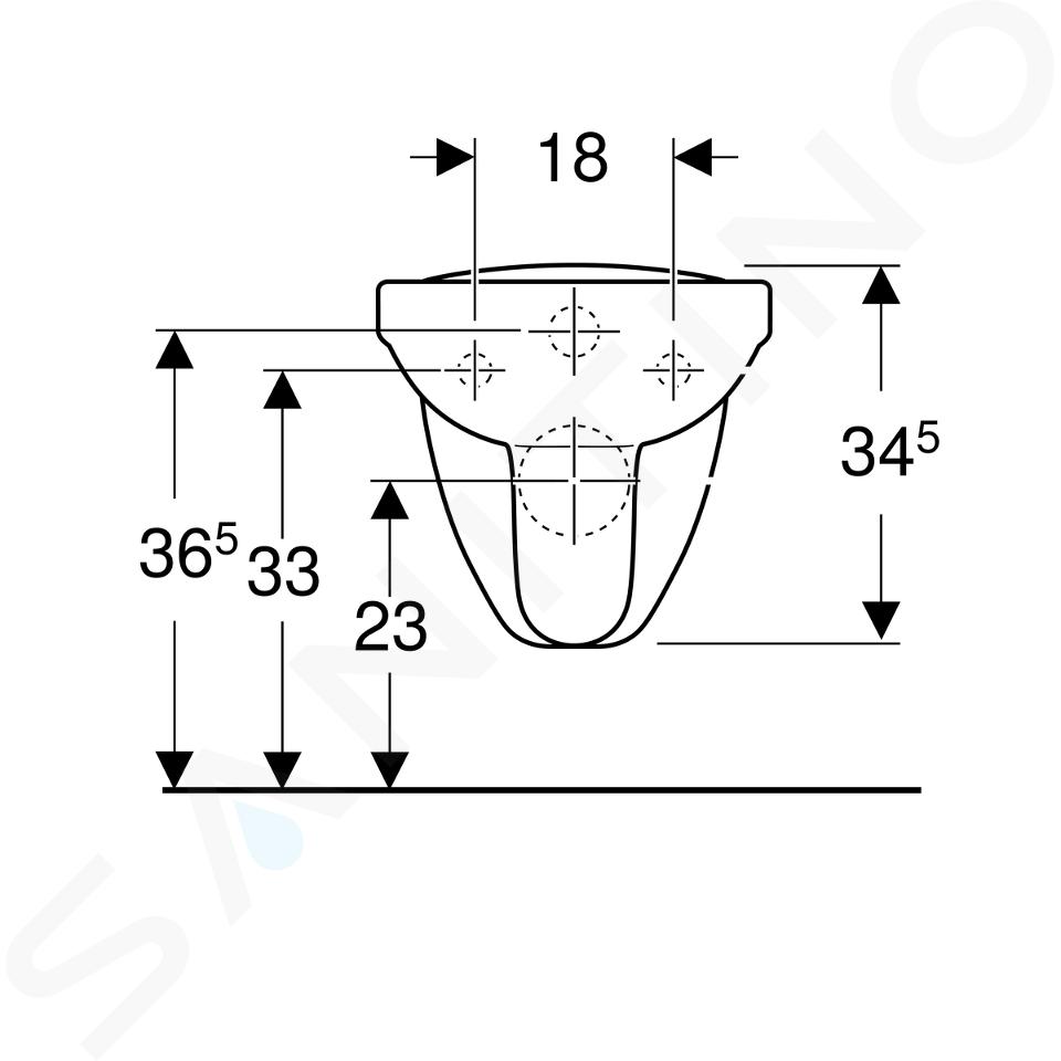 Pack Wc suspendu Geberit Daily'o 2 modèle court - Sigma01 chromé brillant :  : Bricolage