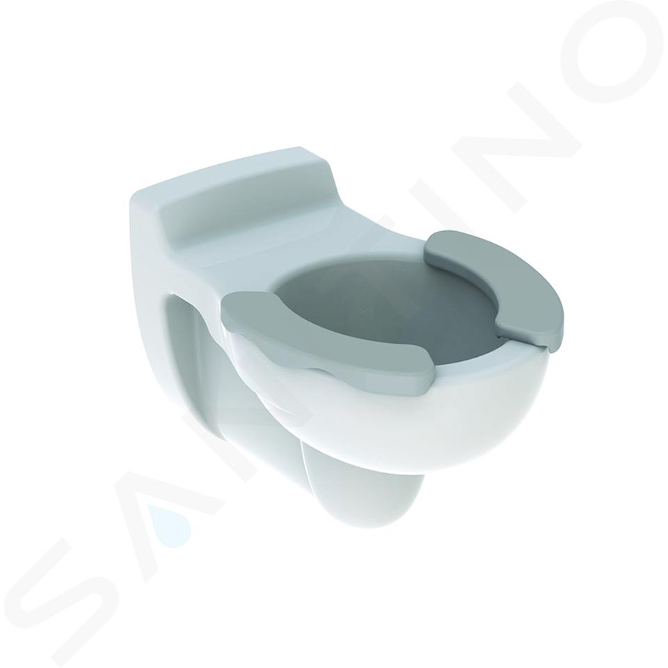 Geberit Bambini - WC sospeso per bambini, 330x535 mm, bianco/grigio 201715000