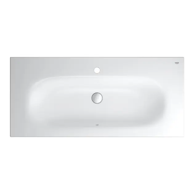 Grohe Essence - Wastafel met overloop 100x46 cm, PureGuard, alpine wit 3956600H