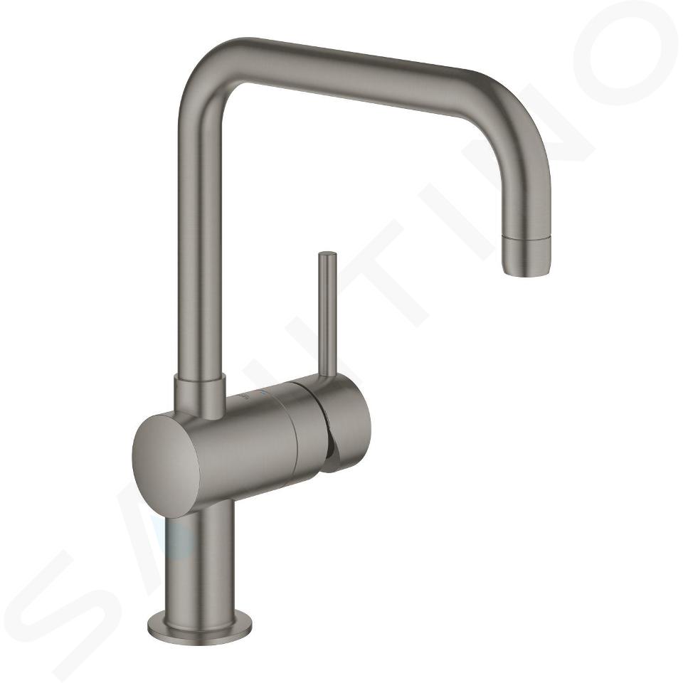 Grohe Minta - Mitigeur d'évier, Hard Graphite brossé 32488AL0