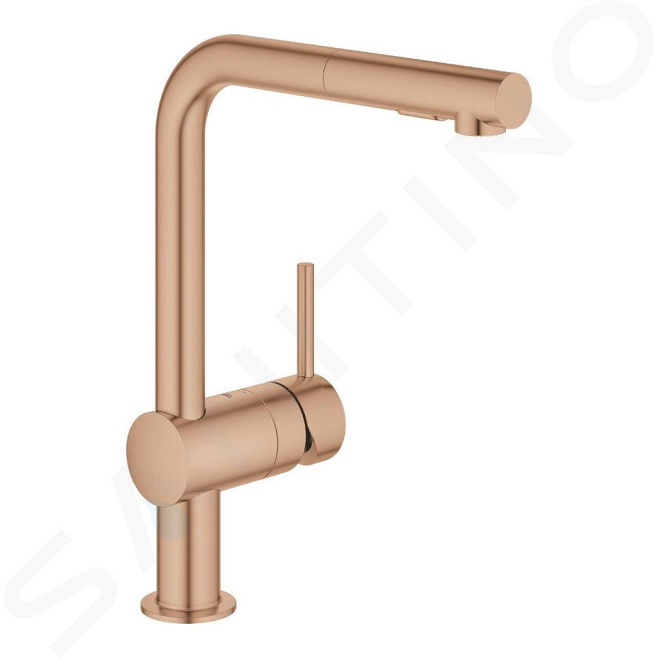 Grohe Minta - Mitigeur d'évier, Warm Sunset brossé 30274DL0