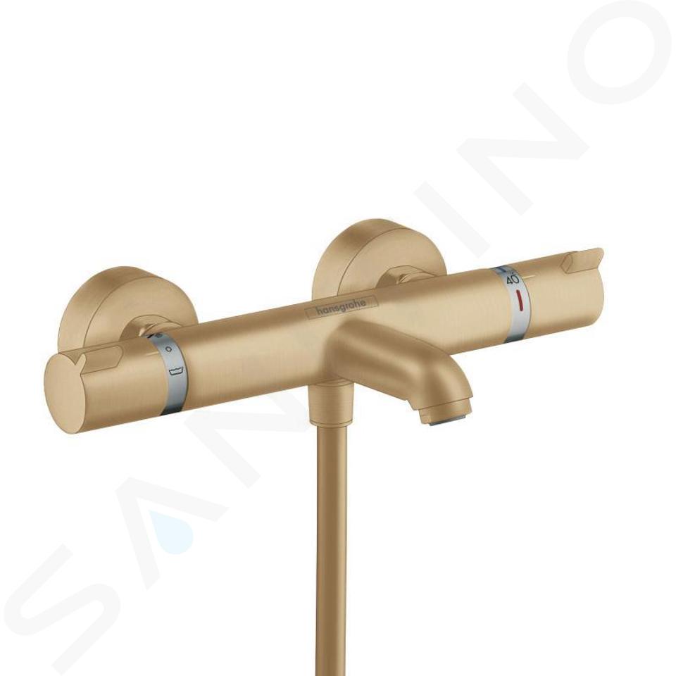 Hansgrohe Ecostat Comfort - Miscelatore termostatico per vasca da bagno, bronzo spazzolato 13114140