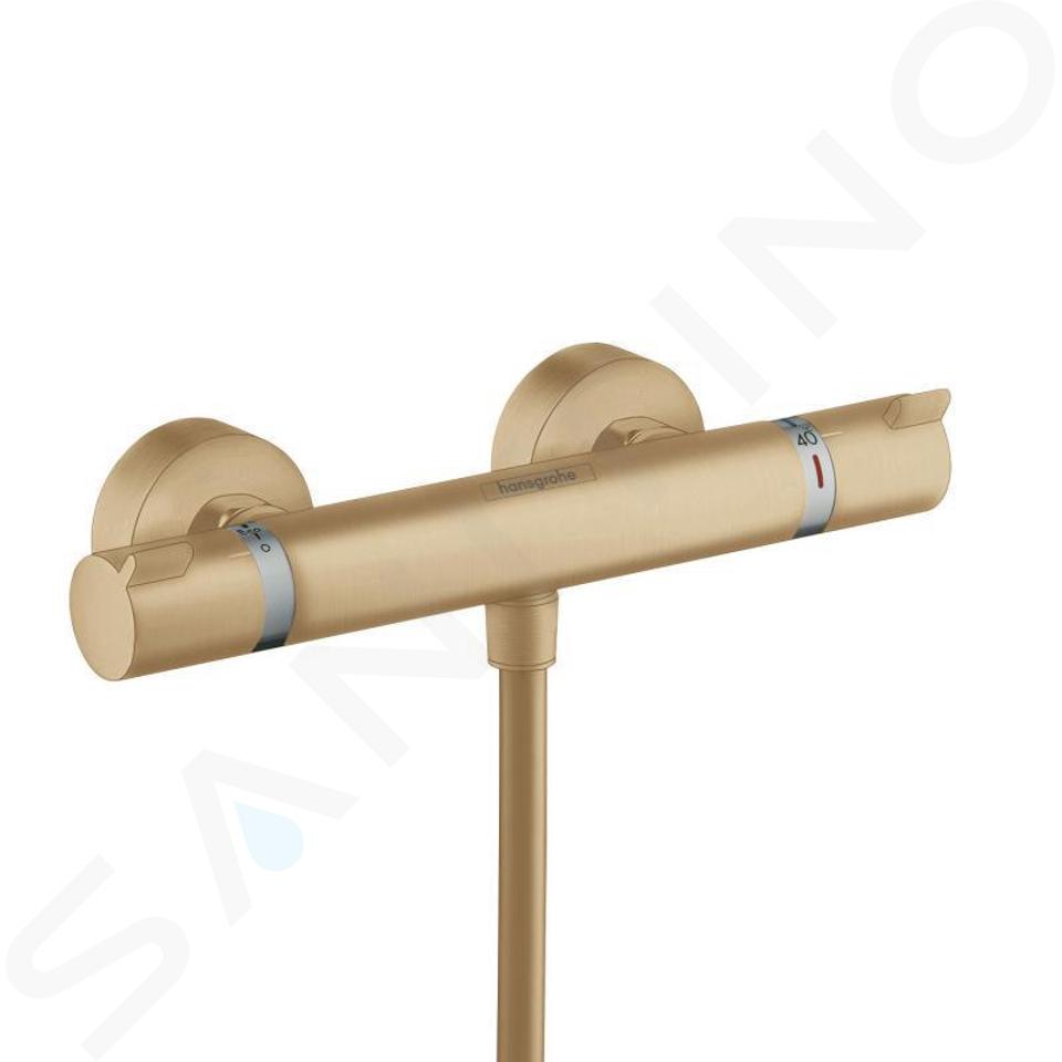 Hansgrohe Ecostat Comfort - Grifo de ducha termostático, bronce cepillado 13116140