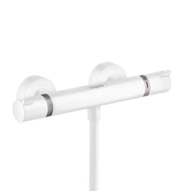 Hansgrohe Ecostat Comfort - Grifo de ducha termostático, blanco mate 13116700