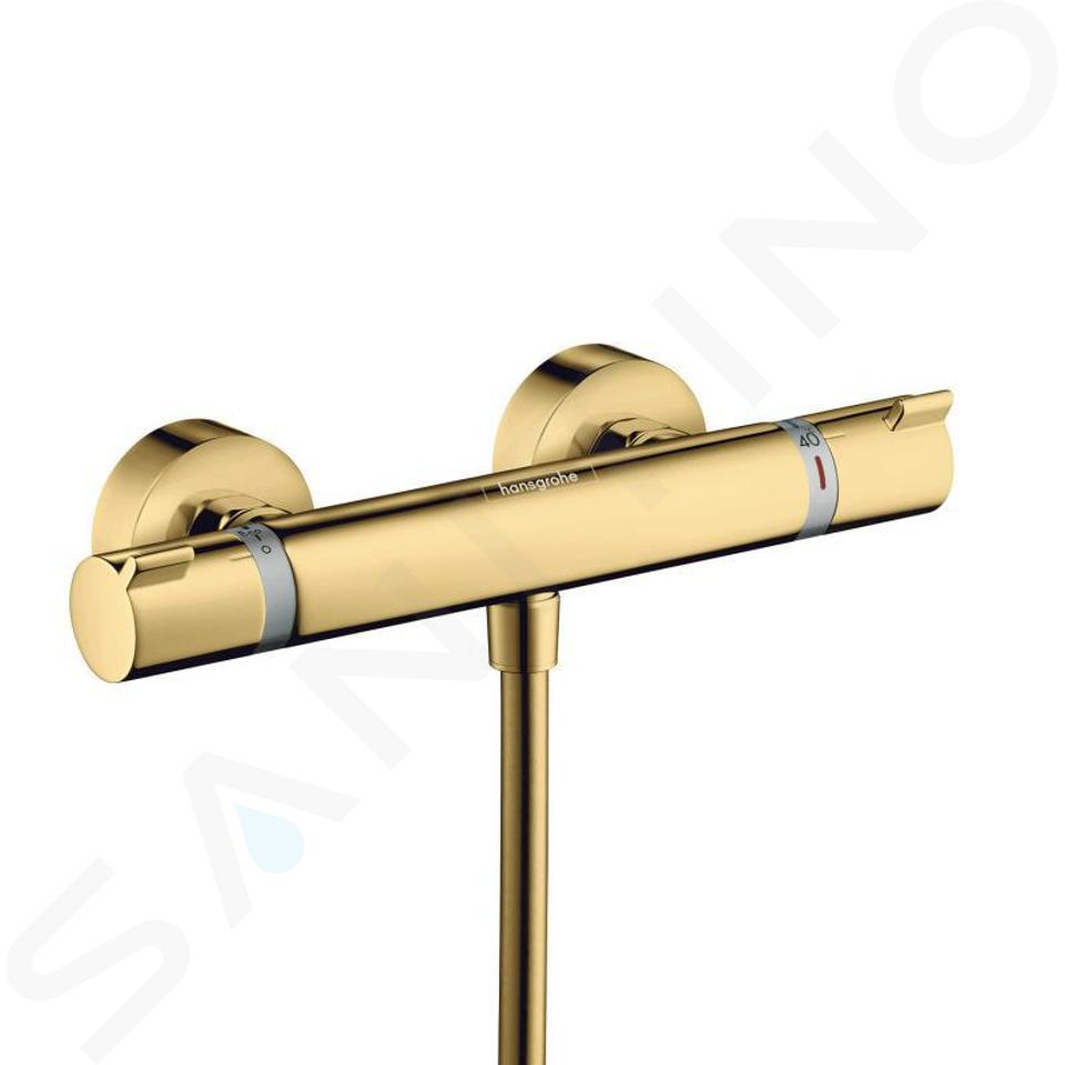 Hansgrohe Ecostat Comfort - Miscelatore doccia termostatico, color oro lucido 13116990