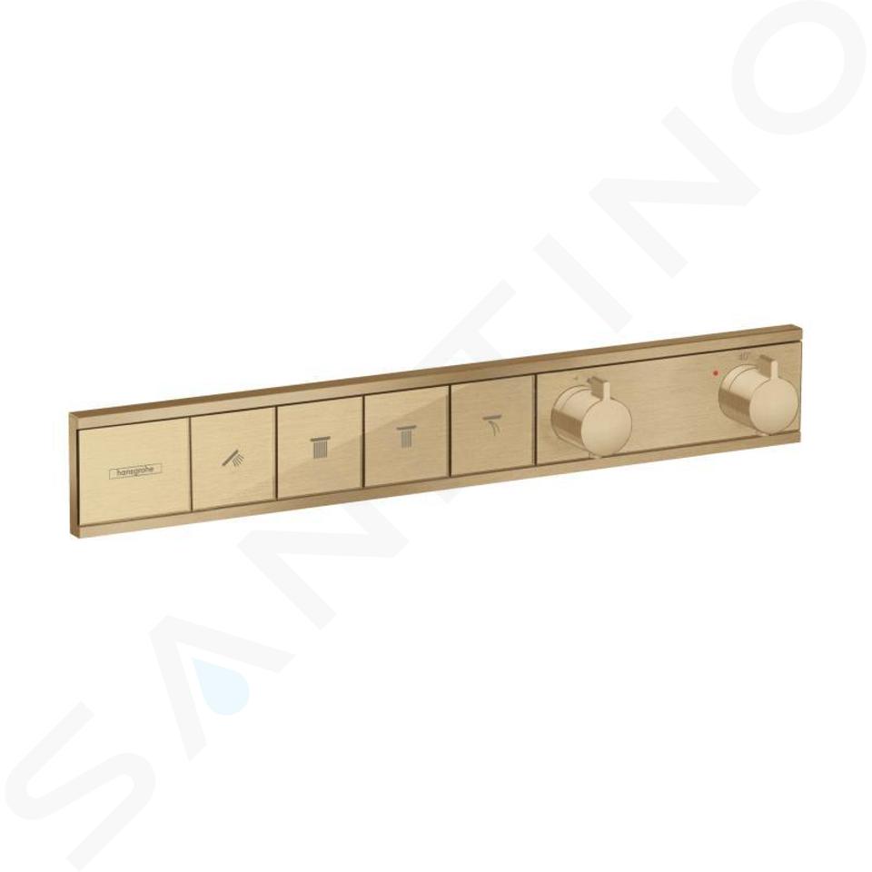 Hansgrohe RainSelect - Baterie încastrată pentru 4 consumatori, bronz periat 15382140