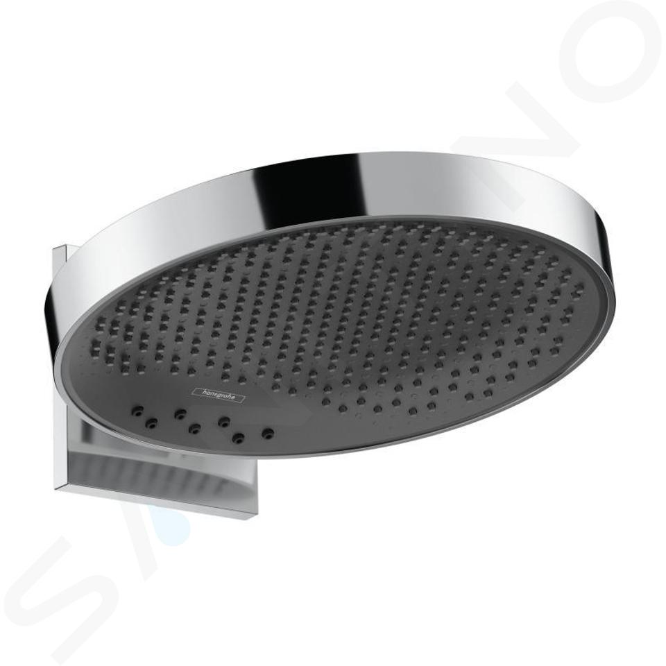 Hansgrohe Rainfinity - Soffione doccia 360 con attacco, 3 getti, cromo 26234000