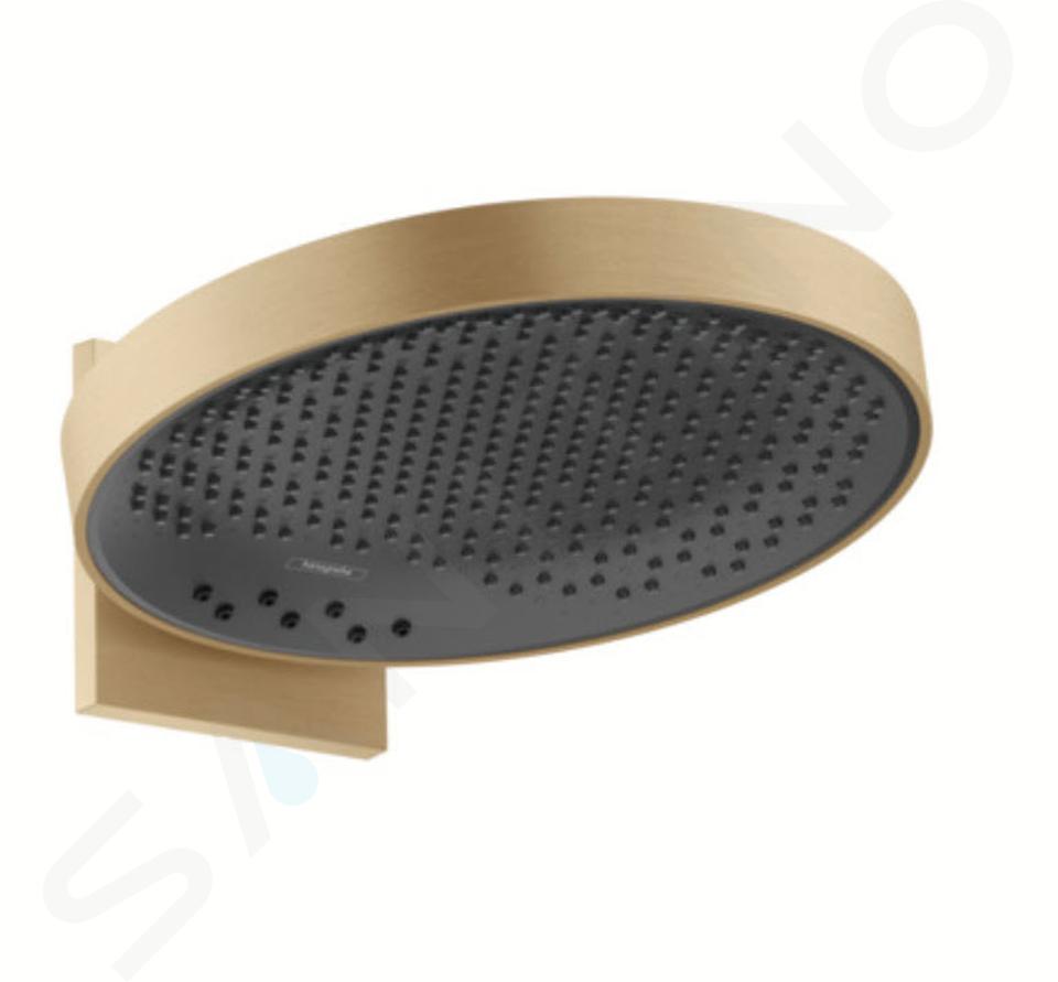 Hansgrohe Rainfinity - Soffione doccia 360 con attacco, 3 getti, bronzo spazzolato 26234140