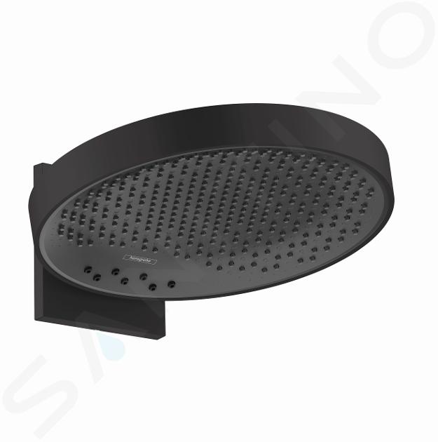 Hansgrohe Rainfinity - Soffione doccia 360 con attacco, 3 getti, nero opaco 26234670