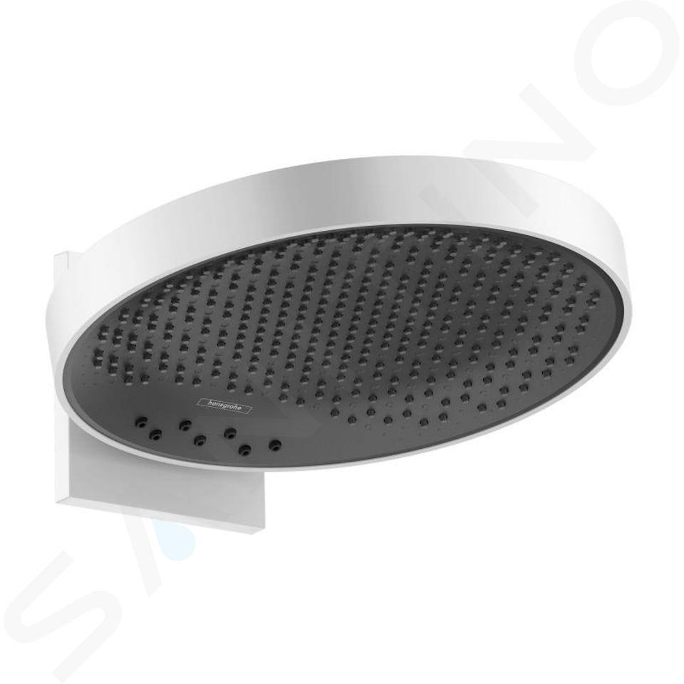 Hansgrohe Rainfinity - Pălărie de duș 360 cu conector, 3 jeturi, alb mat 26234700