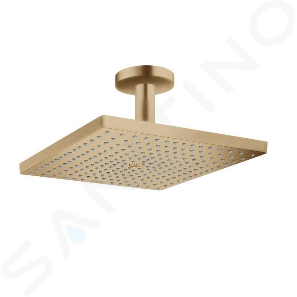 Hansgrohe Raindance E - Soffione doccia E 300, getto singolo, bronzo spazzolato 26250140