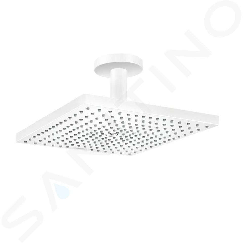 Hansgrohe Raindance E - Deszczownica 300 Air, 1 strumień, z przyłączem sufitowym,  biały mat 26250700