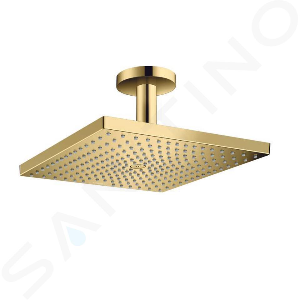 Hansgrohe Raindance E - Soffione doccia E 300, getto singolo, color oro lucido 26250990