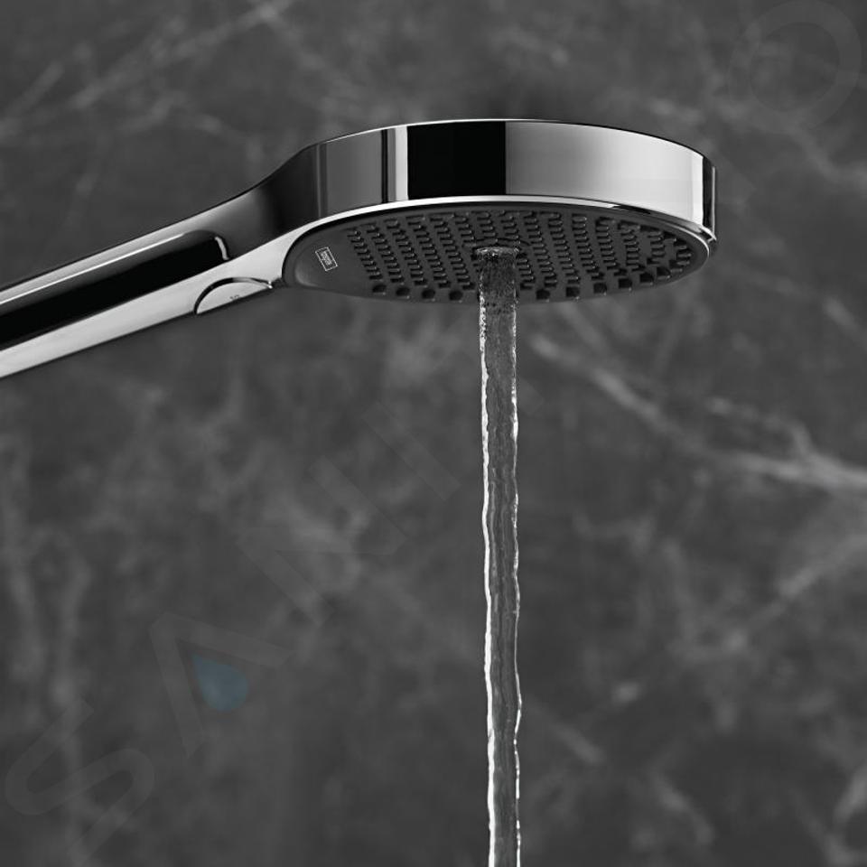 Hansgrohe Rainfinity - Pommeau de douche 130, 3 jets, EcoSmart, chrome  26865000