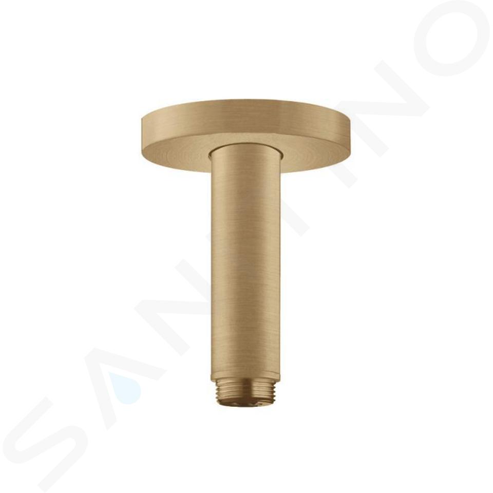 Hansgrohe Příslušenství - Přívod od stropu S 100 mm, kartáčovaný bronz 27393140