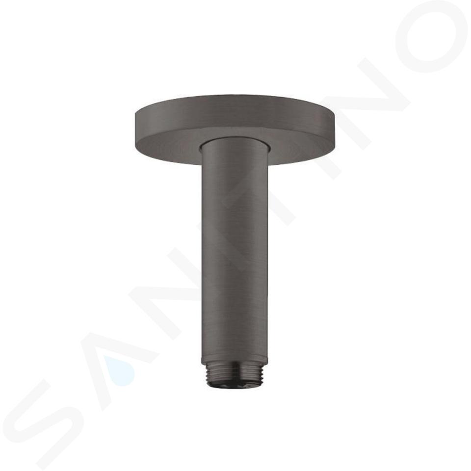 Hansgrohe Accesorii - Braț de duș, montare pe tavan S 100 mm, crom negru periat 27393340