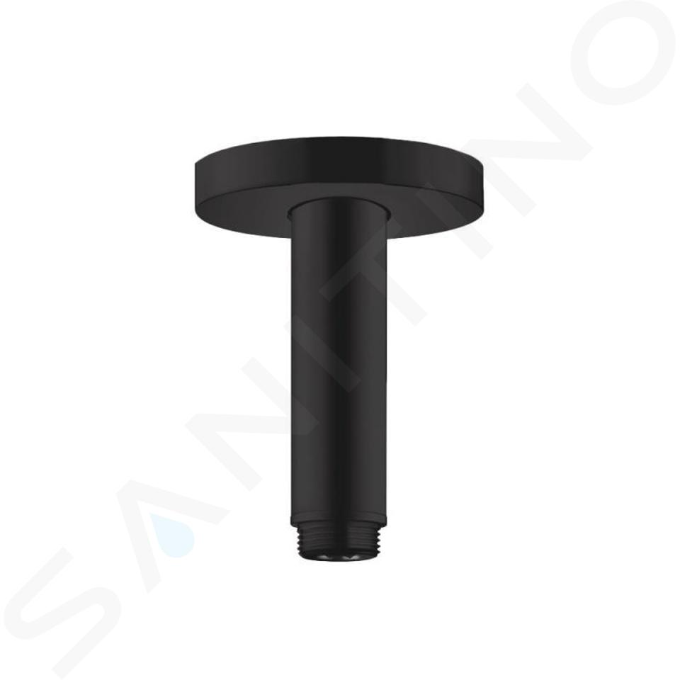 Hansgrohe Accessori - Braccio doccia a soffitto con 10 cm, nero opaco 27393670