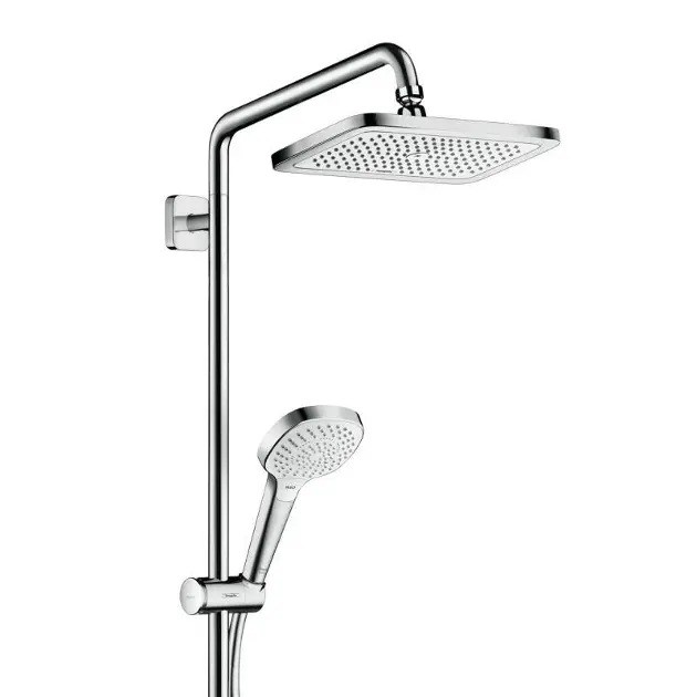 Hansgrohe Croma - Colonne de douche thermostatique Showerpipe, 1jet, chrome  27630000