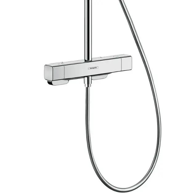 Hansgrohe Croma - Colonne de douche thermostatique Showerpipe, 1jet, chrome  27630000