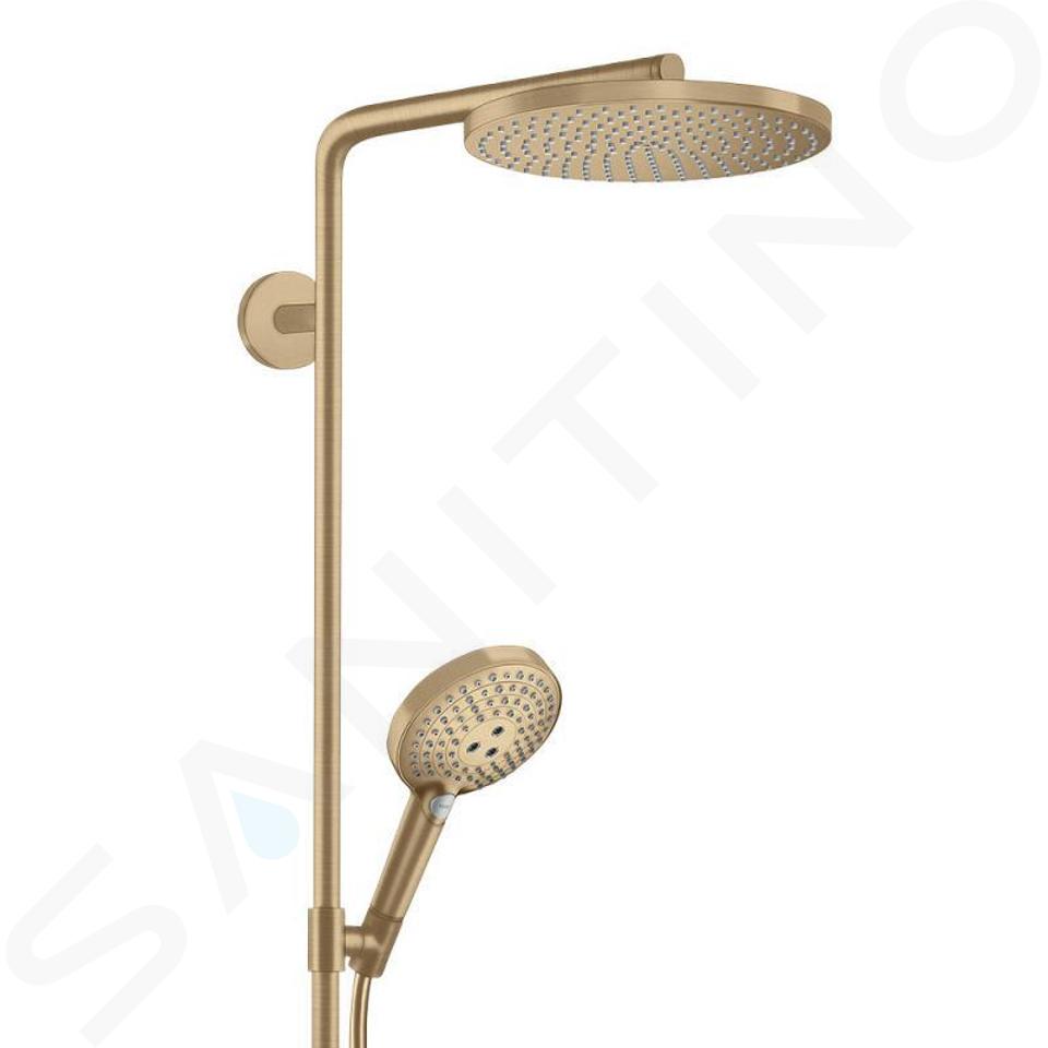 Hansgrohe Raindance Select S - Colonne de douche thermostatique Showerpipe,  3 jets, bronze brossé 27633140