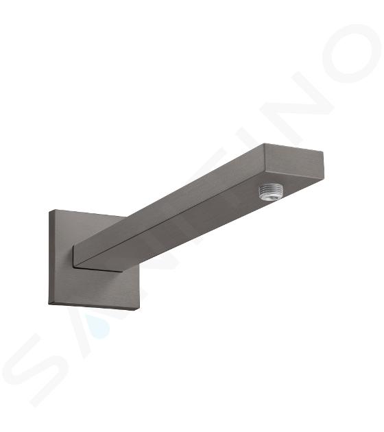 Hansgrohe Accesorios - Brazo de ducha 389 mm, cromo negro cepillado 27694340