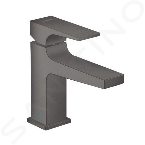 Hansgrohe Metropol - Wastafelkraan met afvoergarnituur Push-Open, geborsteld zwart chroom 32500340